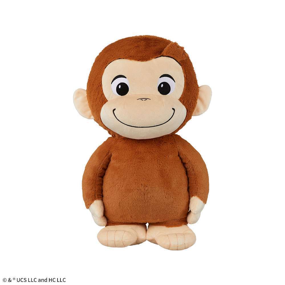 おさるのジョージ スーパーラージぬいぐるみ ぽってりVer.