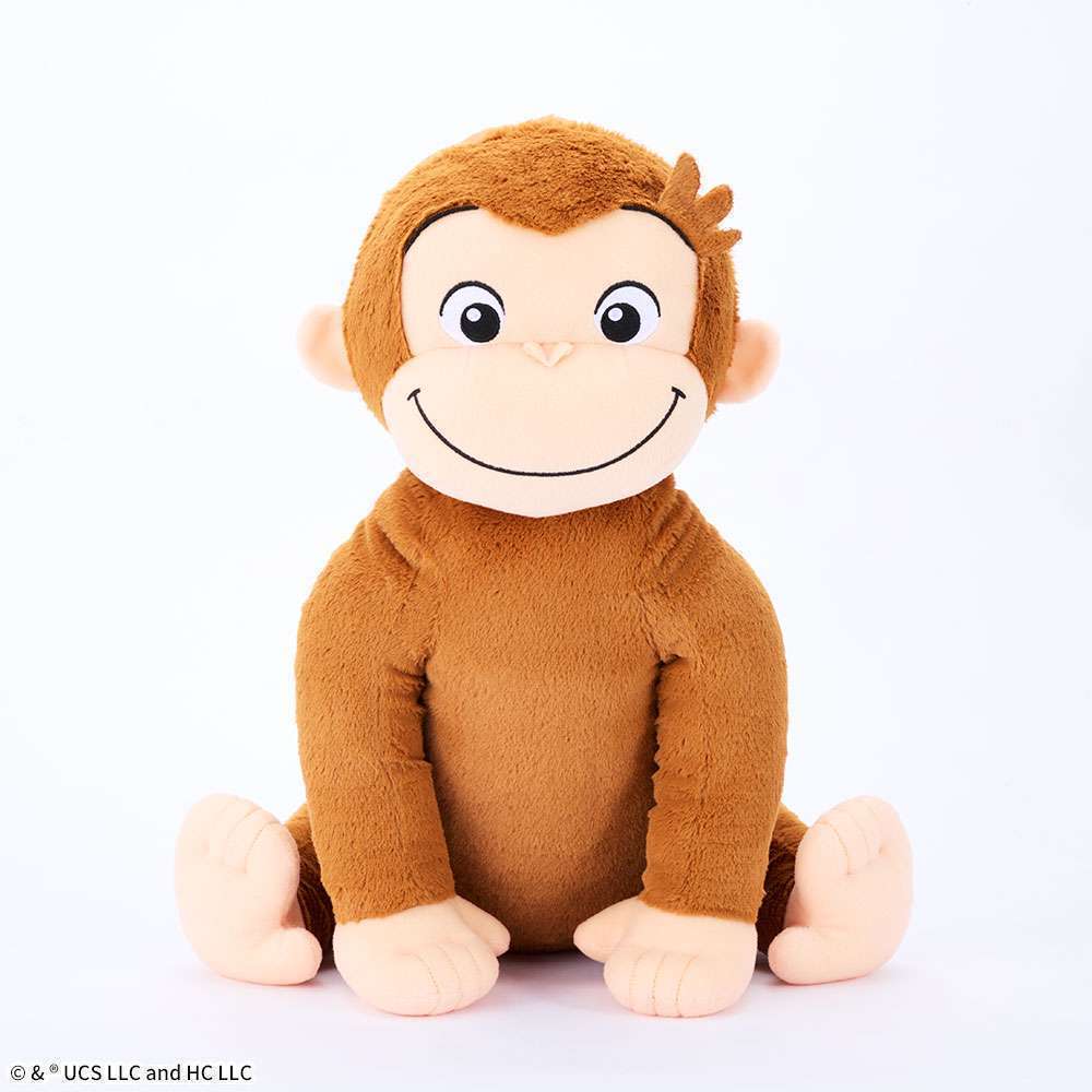 おさるのジョージ スーパーラージぬいぐるみ おすわりVer.