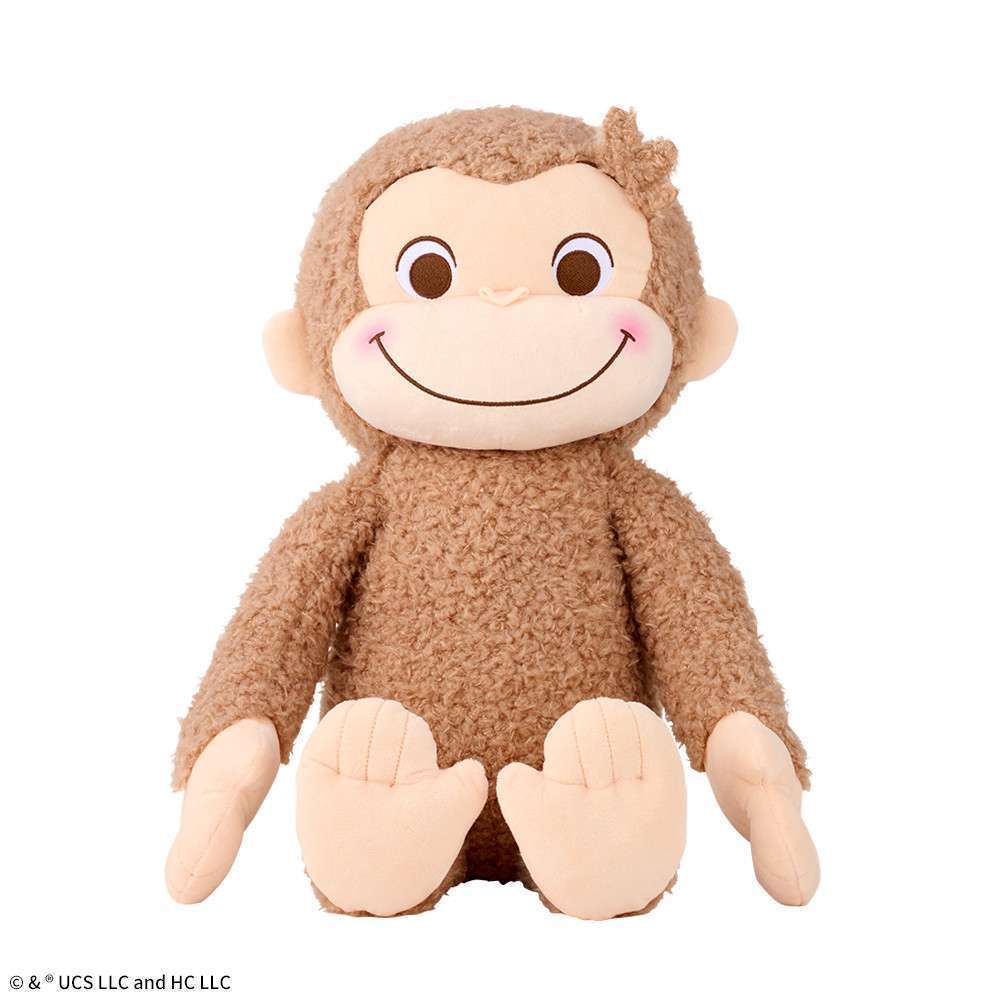 おさるのジョージ 赤いほっぺ スーパーラージぬいぐるみ