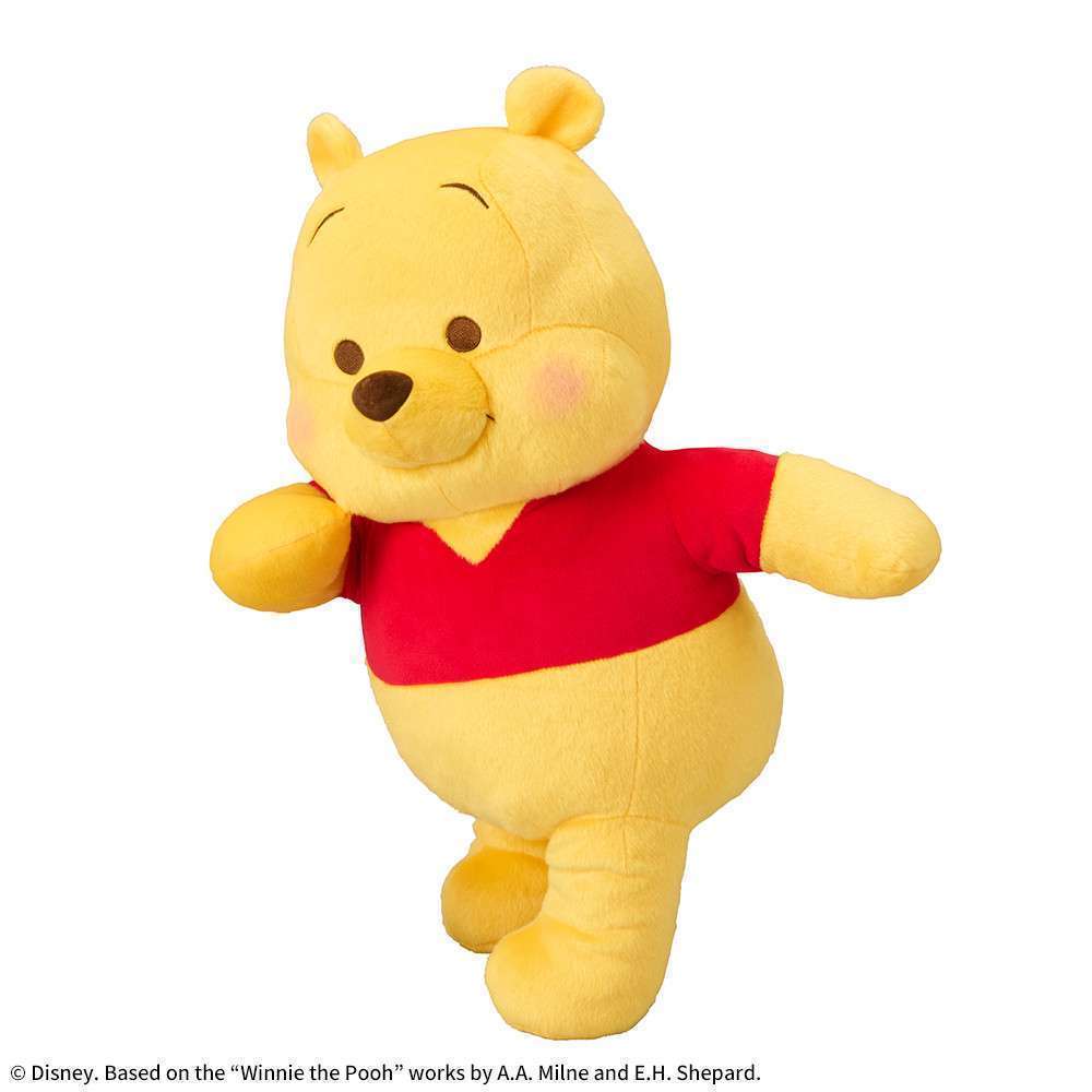 くまのプーさん 赤いほっぺ スーパーラージぬいぐるみ 振り向きポーズ