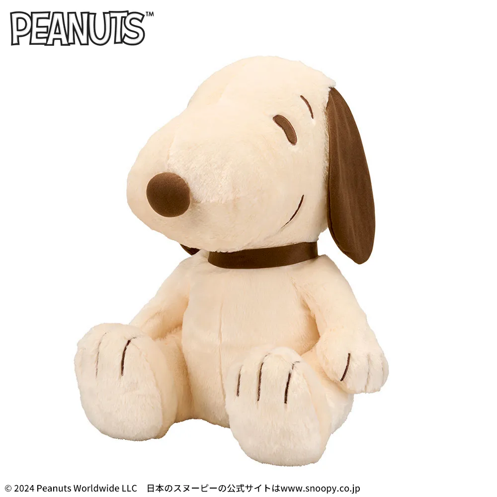 SNOOPY™ グランデぬいぐるみ ブラウンおすわりVer.