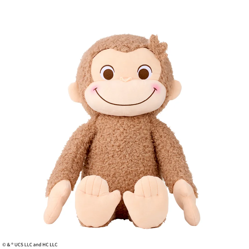おさるのジョージ 赤いほっぺ スーパーラージぬいぐるみ