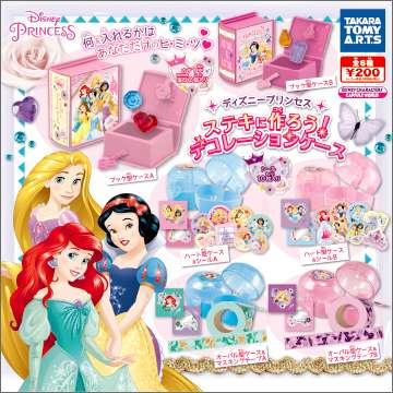 ディズニープリンセス ステキに作ろう!デコレーションケース