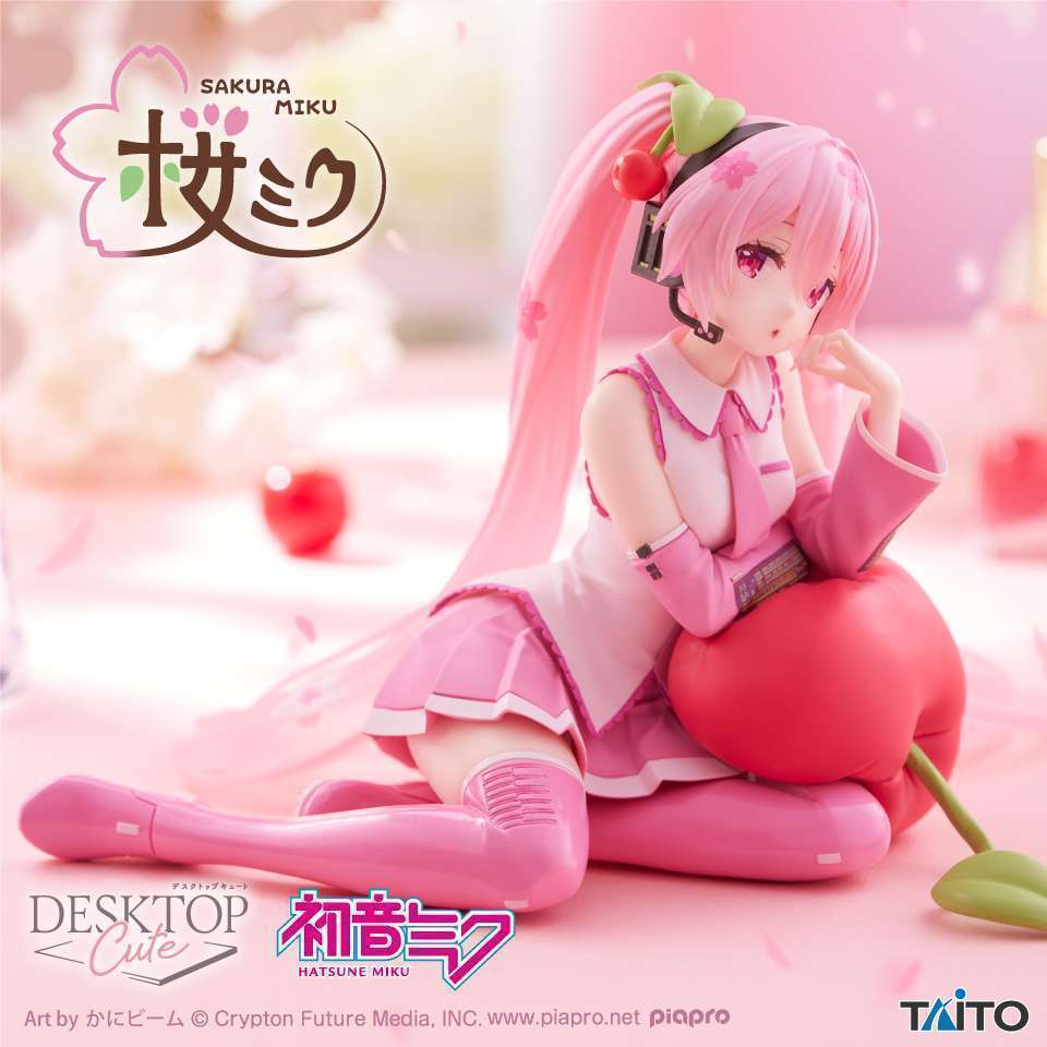 桜ミク Desktop Cute フィギュア ~さくらんぼクッションver.~