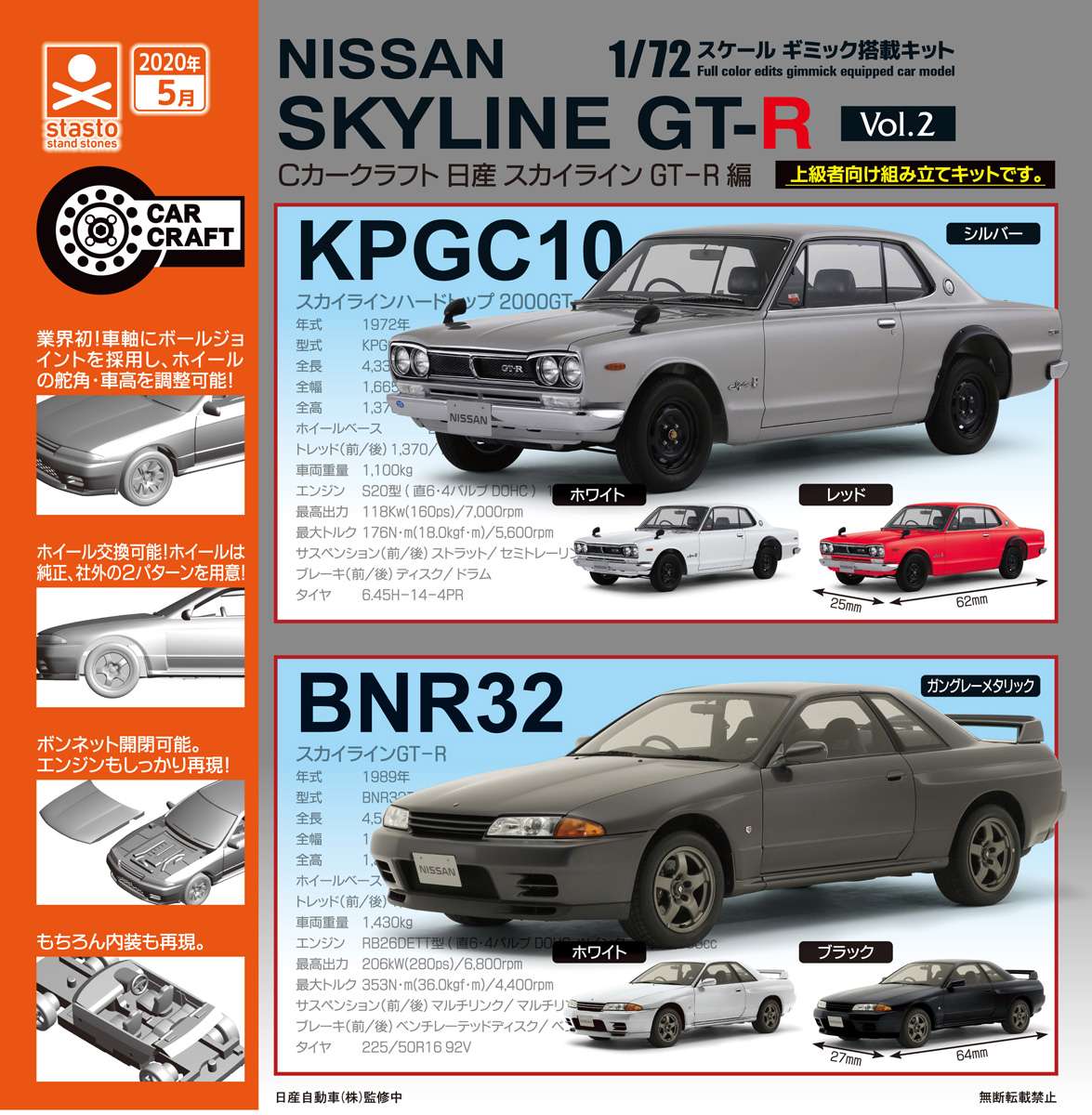Cカークラフト 日産 スカイラインGT-R編 vol.2