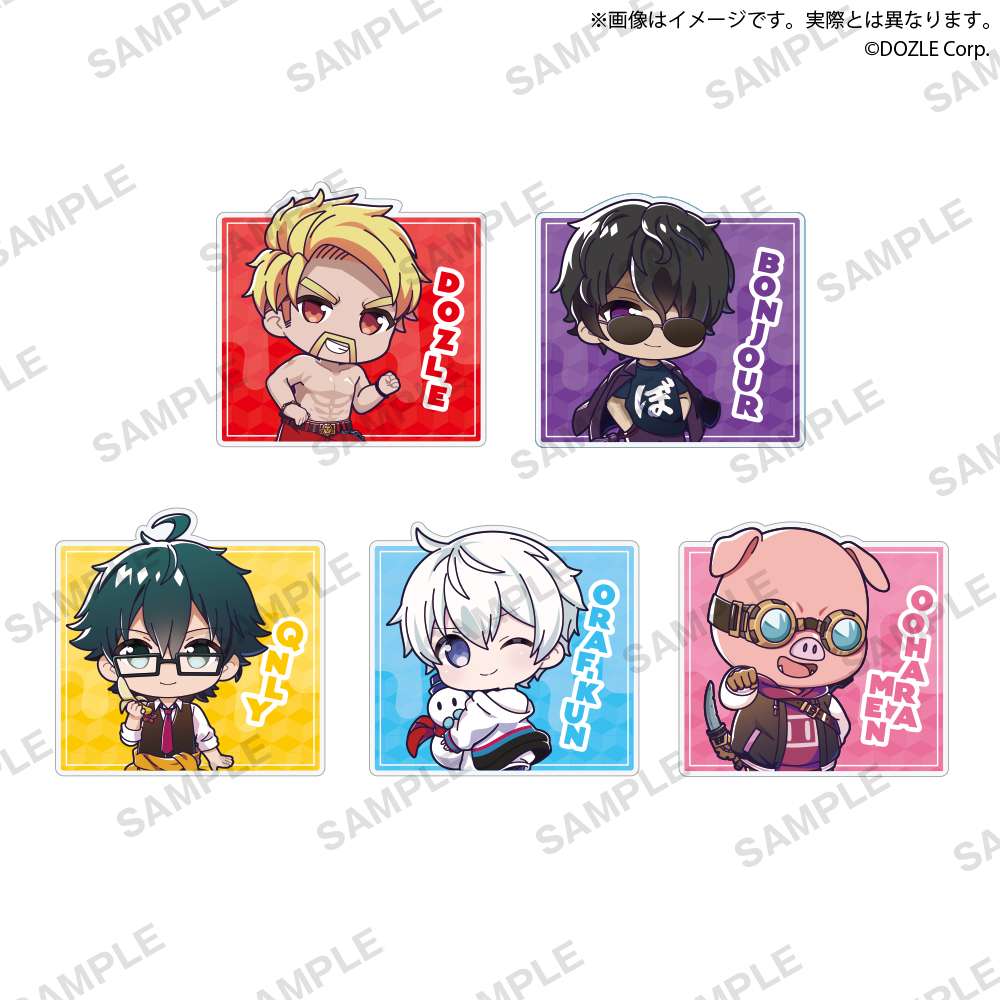 ドズル社 カプセルアクリルクリップ