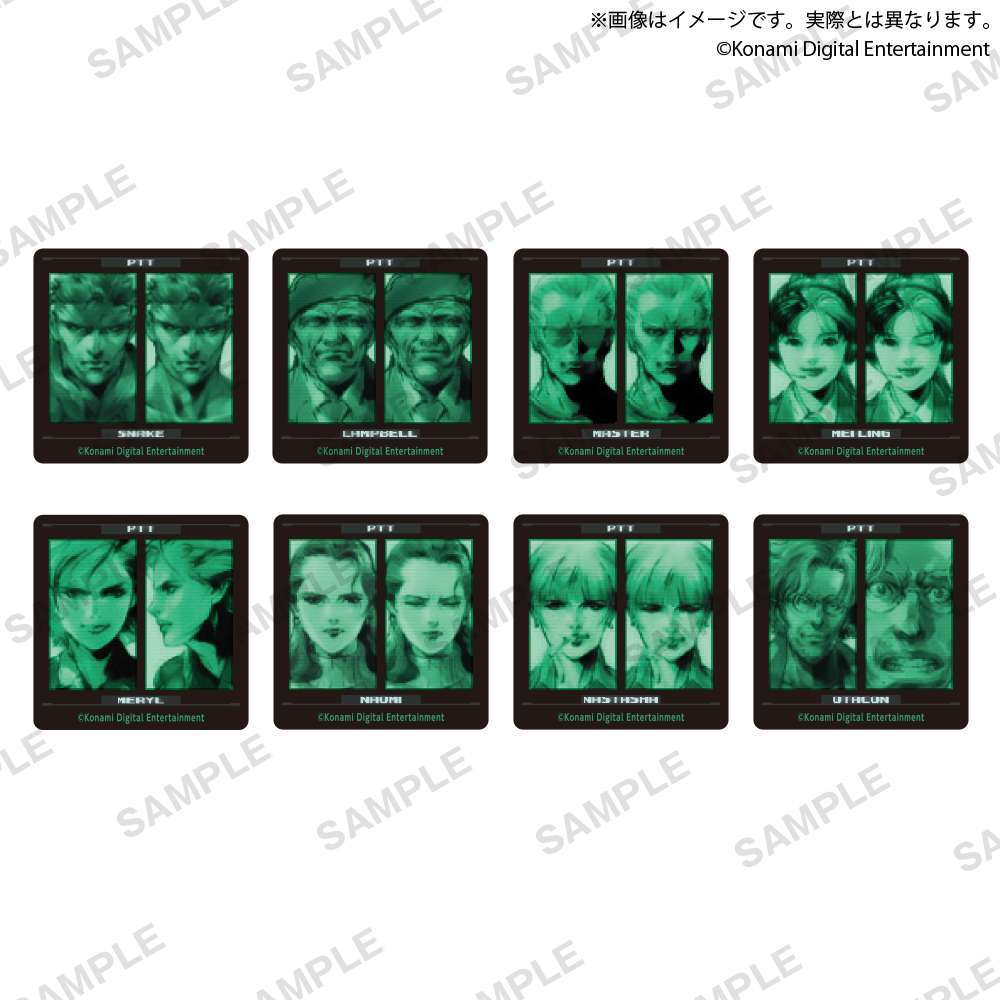 METAL GEAR SOLID　無線通信 蓄光缶バッジ