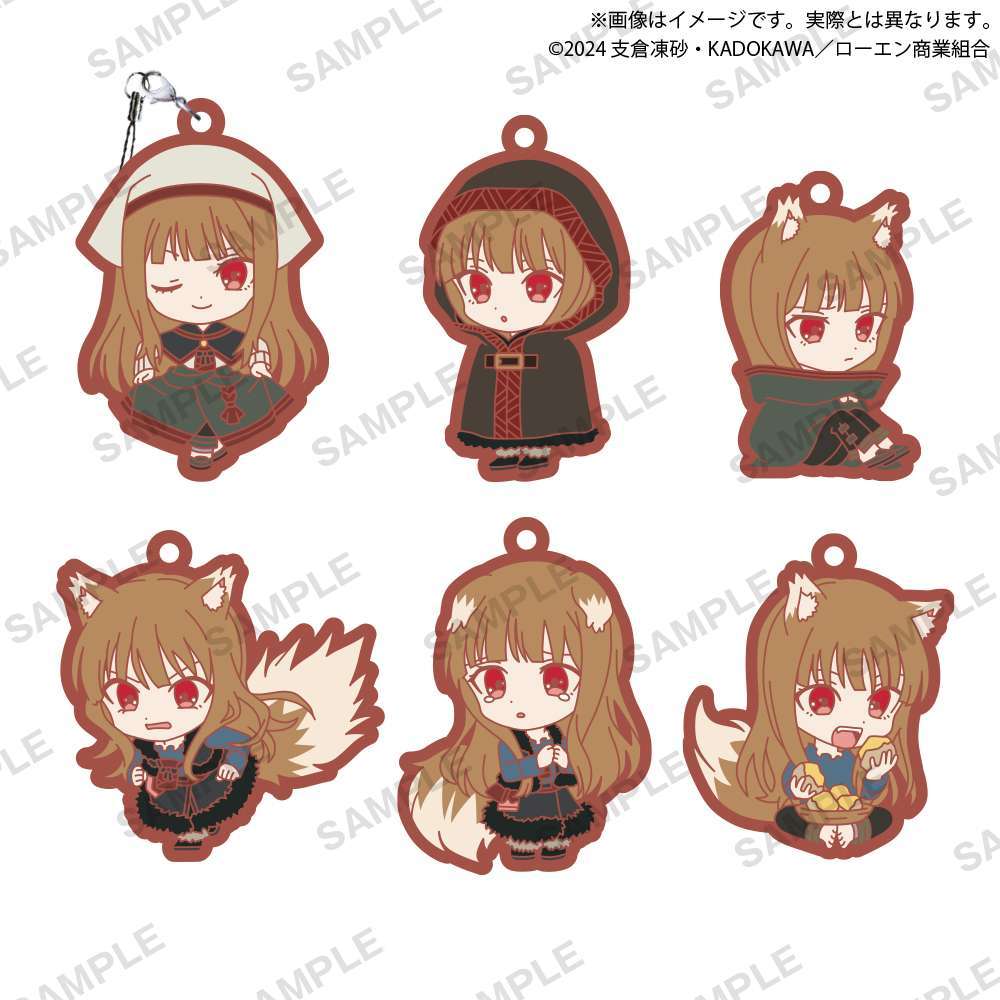 狼と香辛料 MERCHANT MEETS THE WISE WOLF ホロがいっぱいカプセルラバーストラップvol.2