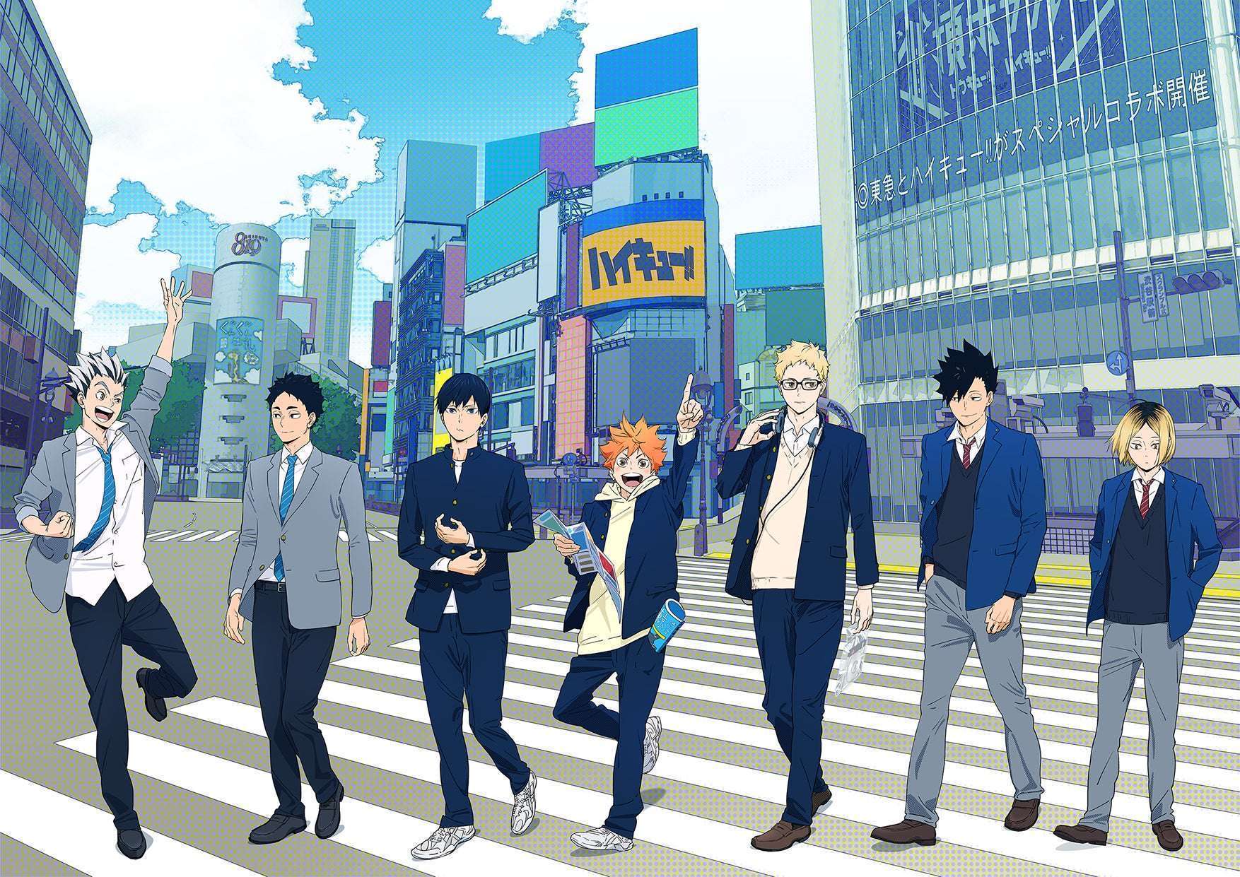 渋谷の街で、東急グループとハイキュー!!がコラボ「トウキュー!!×ハイキュー!!」開催
