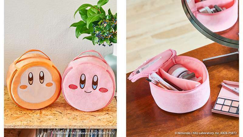 カービィとワドルディのぬいぐるみフェイスポーチ4月18日発売