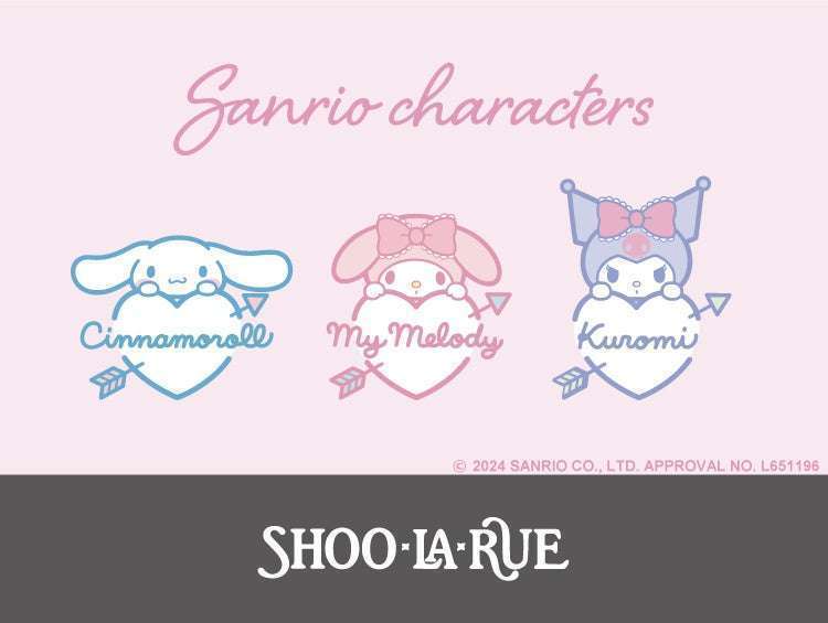 「SHOO・LA・RUE(シューラルー)」シナモロール・マイメロディ・クロミとのコラボ開催