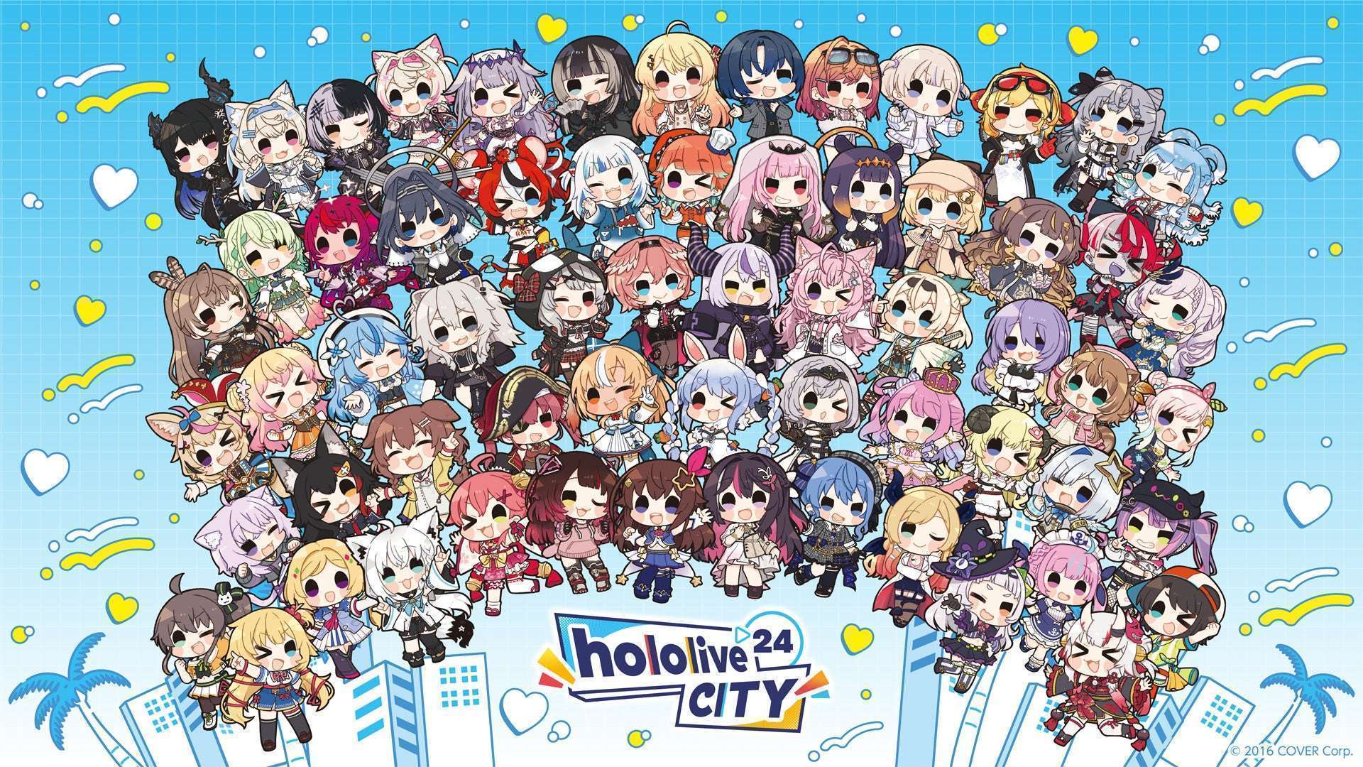 全国6か所の遊園地を舞台とする大型イベント「hololive CITY’24」開催