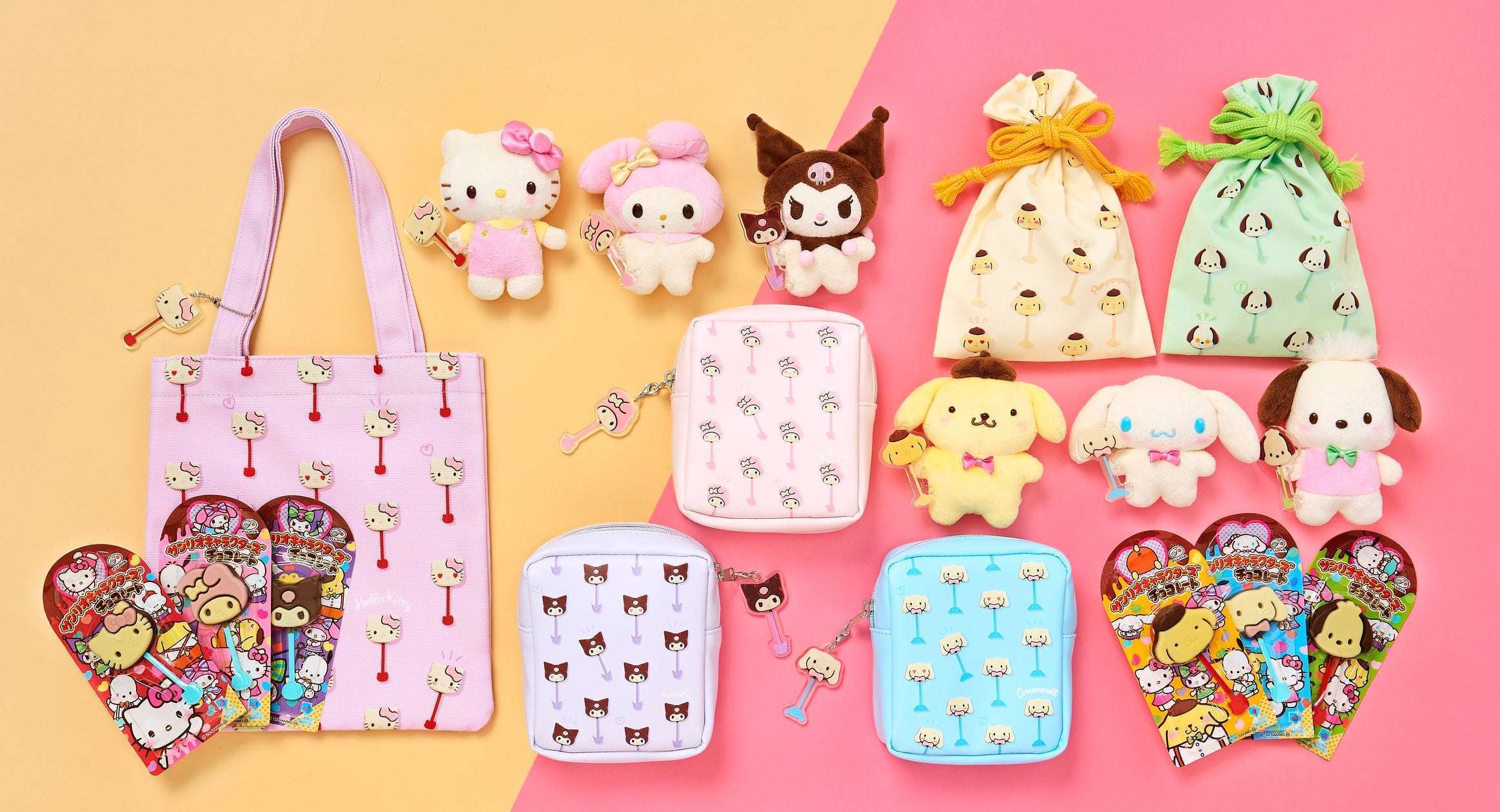 「不二家棒付きチョコレート×サンリオキャラクターズ」発売
