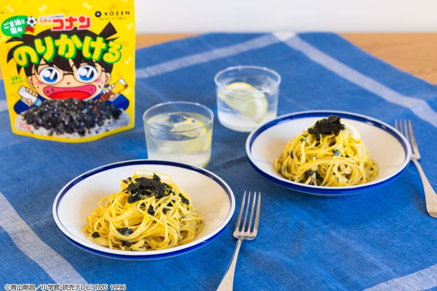 のりカケルくんシリーズに「名探偵コナン のりかけるごま油と塩味」登場