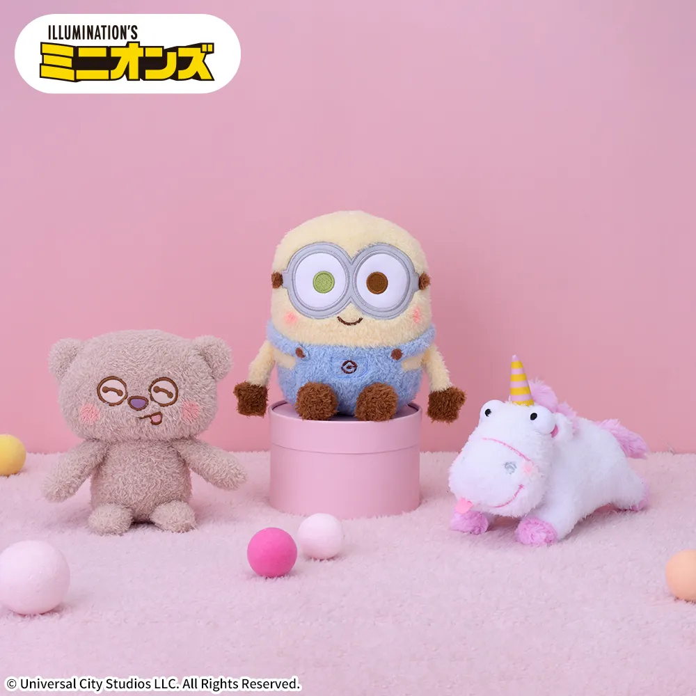 ミニオン 赤いほっぺ ぬいぐるみ