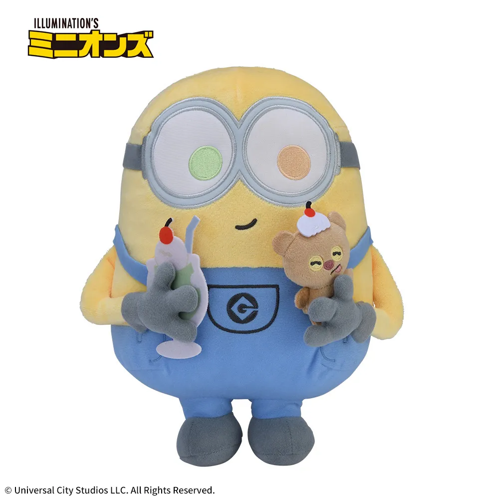 ミニオンLぬいぐるみボブ&ティムクリームソーダ