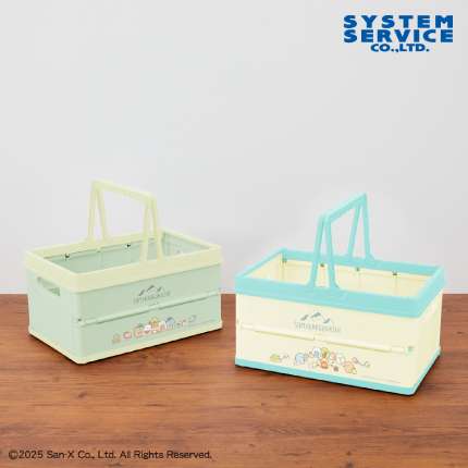 すみっコぐらし すみっコキャンプ 折りたたみバスケット