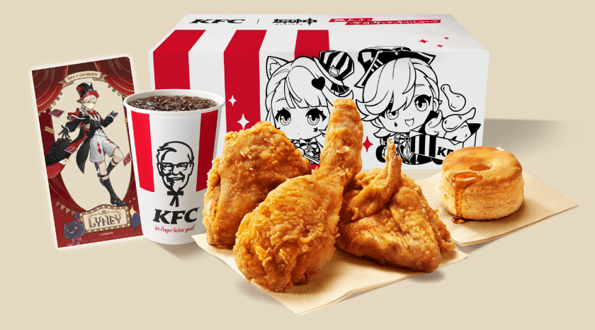 原神とKFC「原神コラボ・マジシャンパック」登場