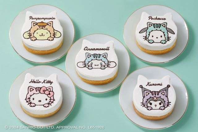 「ねこねこ」×サンリオキャラクター、コラボケーキ発売