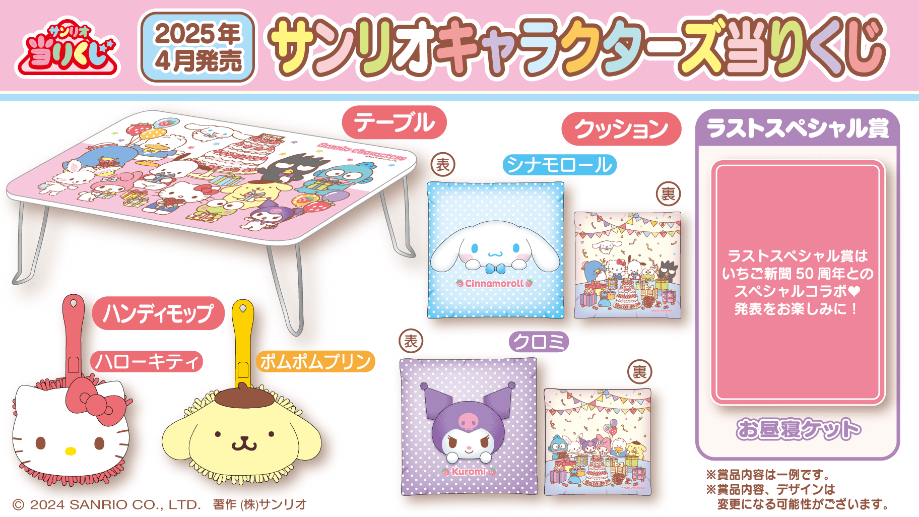 サンリオキャラクターズ当りくじ