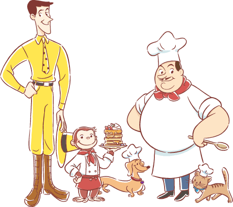 「おさるのジョージ」キッチン、東京ソラマチにオープン