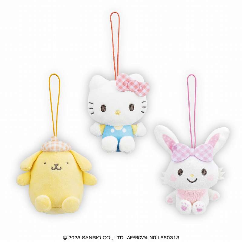 サンリオ　プライズ　ぬいぐるみ　16点セット サンリオキャラクターズが“Lovely Cherry”アートのぬいぐるみに