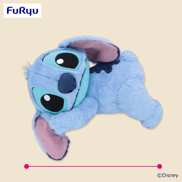 ディズニー スティッチ 横向きおねんね V-BIGぬいぐるみ
