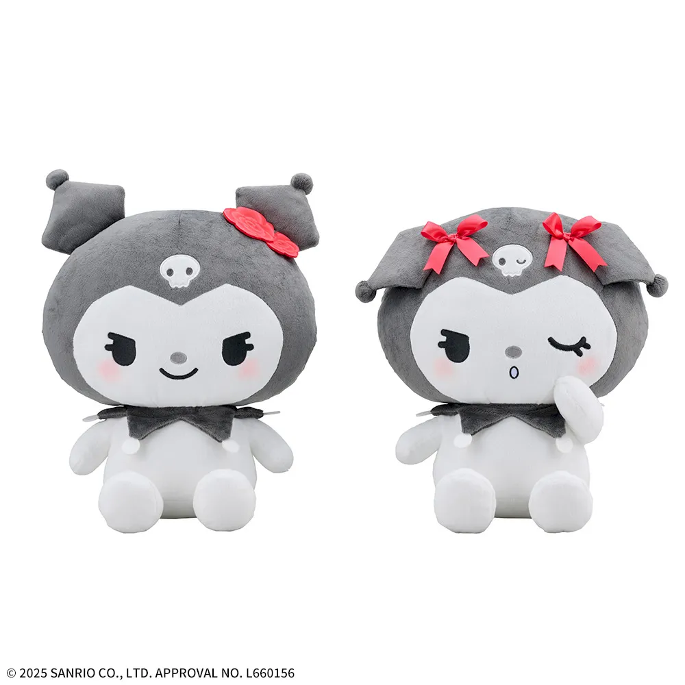 ゆるかわサンリオキャラクターズLぬいぐるみクロミKUROMIMAGICALBLACKANDREDVer.