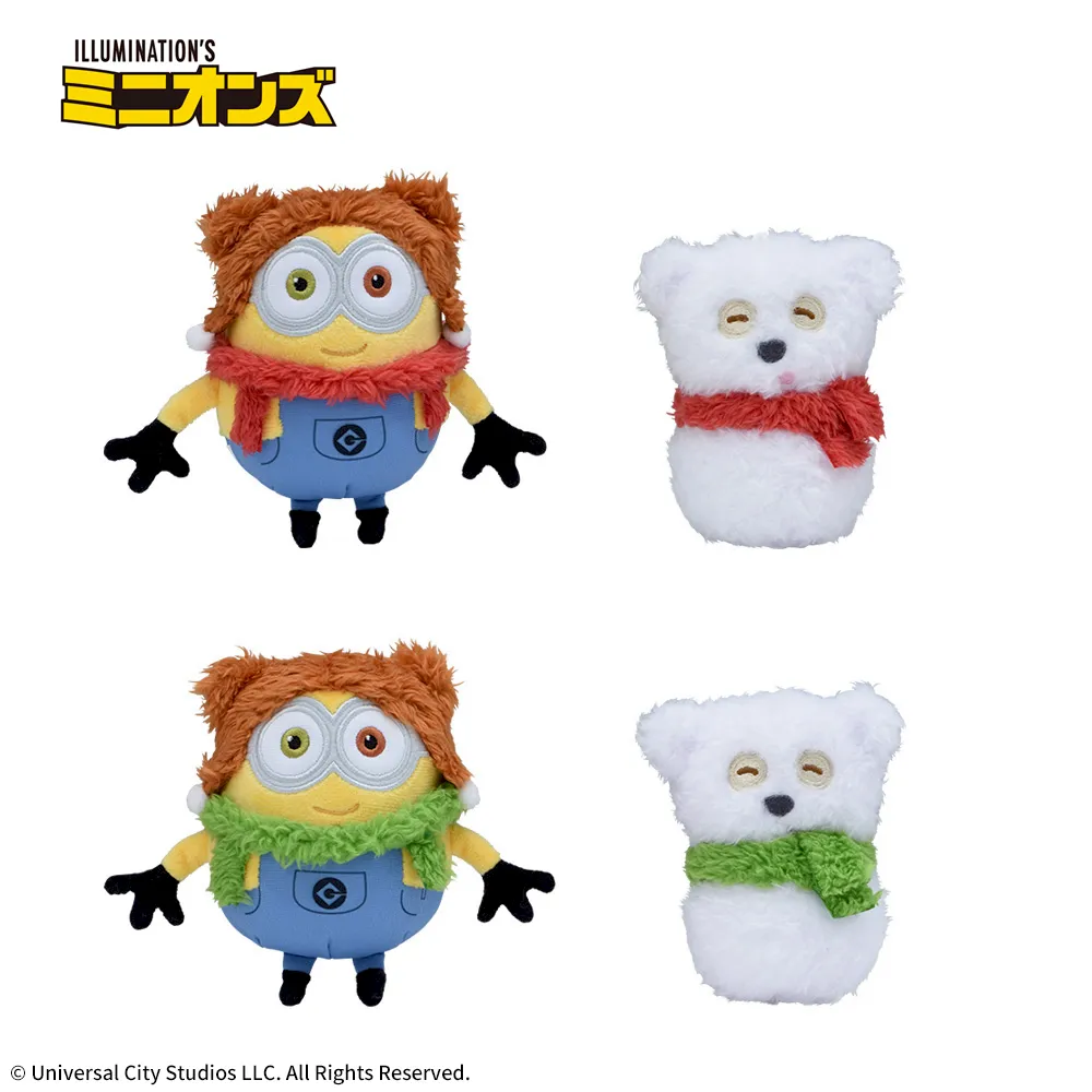 ミニオンマスコットボブ&ゆきだるまティム