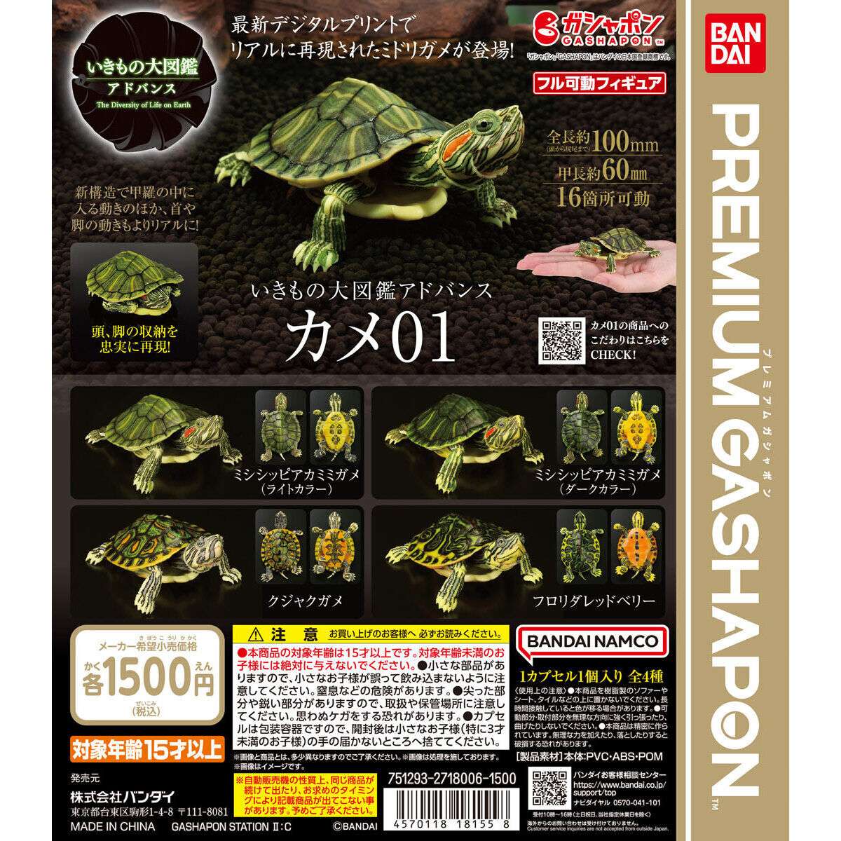 いきもの大図鑑アドバンス カメ01