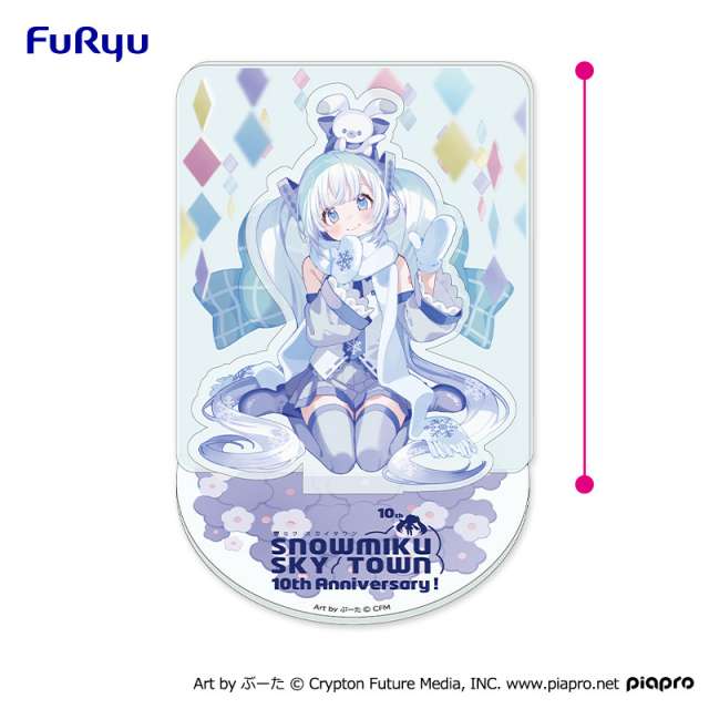 初音ミク アクリルスタンドー雪ミク スカイタウン10th ver.ー