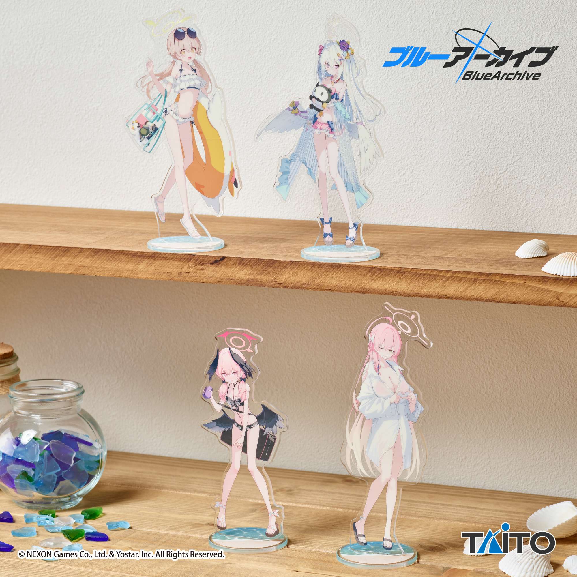 ブルーアーカイブ 描き下ろしアクリルスタンド 水着ver.