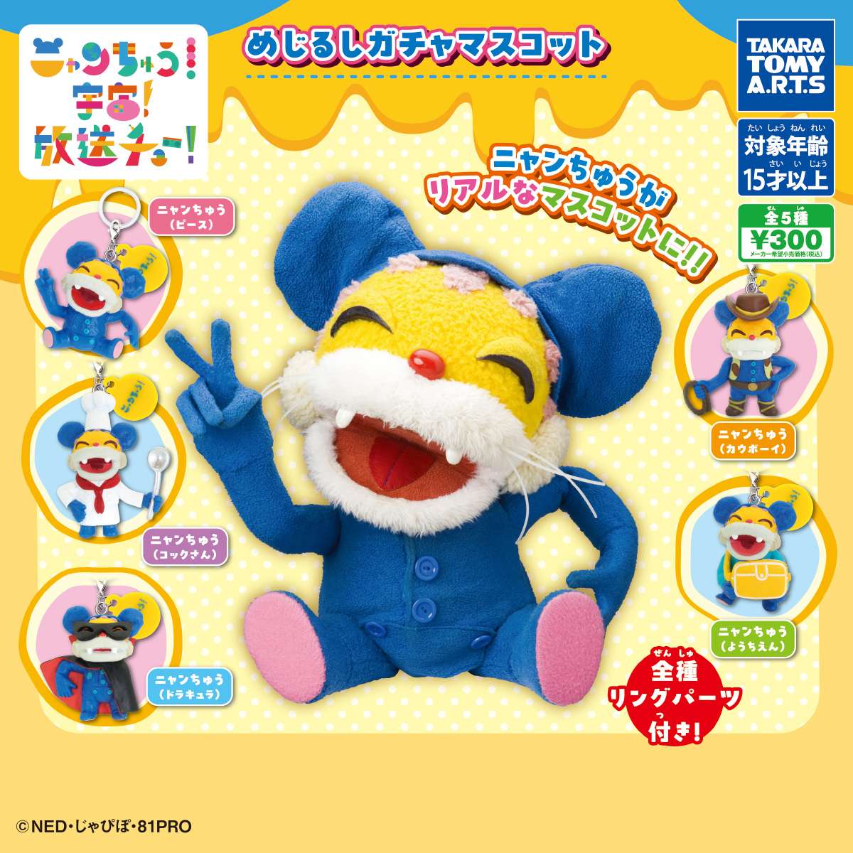 ニャンちゅう めじるしガチャマスコット