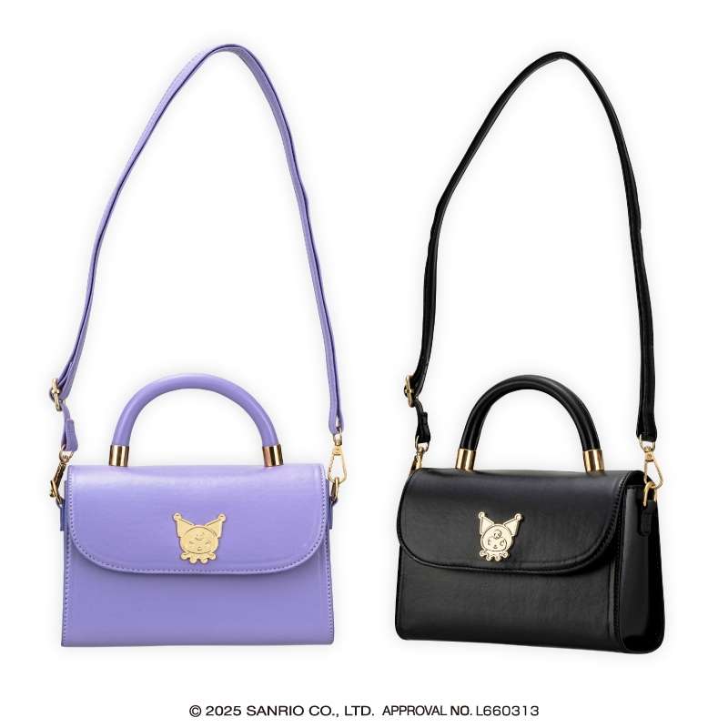 クロミ 持ち手付きロングストラップショルダープレートバッグ