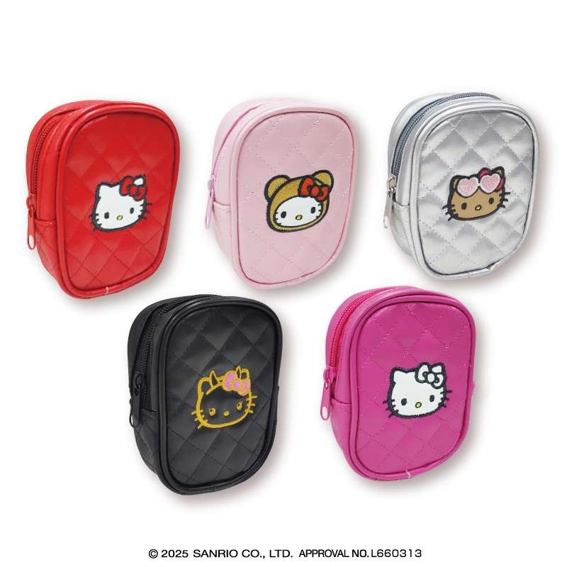 ハローキティ Myハローキティキルト刺繡ポーチ