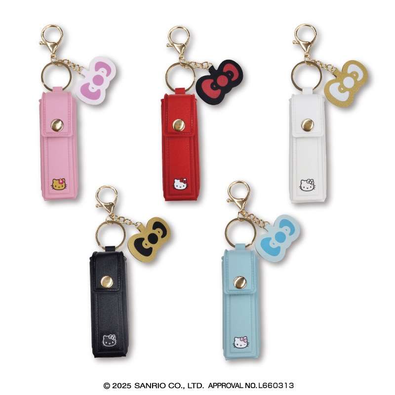 ハローキティ Myハローキティリボン型ミラー付きリップポーチ