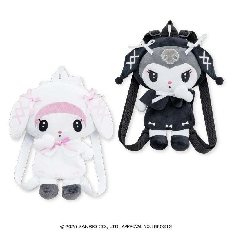 マイメロディ♡クロミ 月夜のメロクロぬいぐるみリュック2