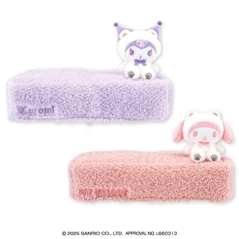 マイメロディ♡クロミ マスコット付きティッシュボックスカバー