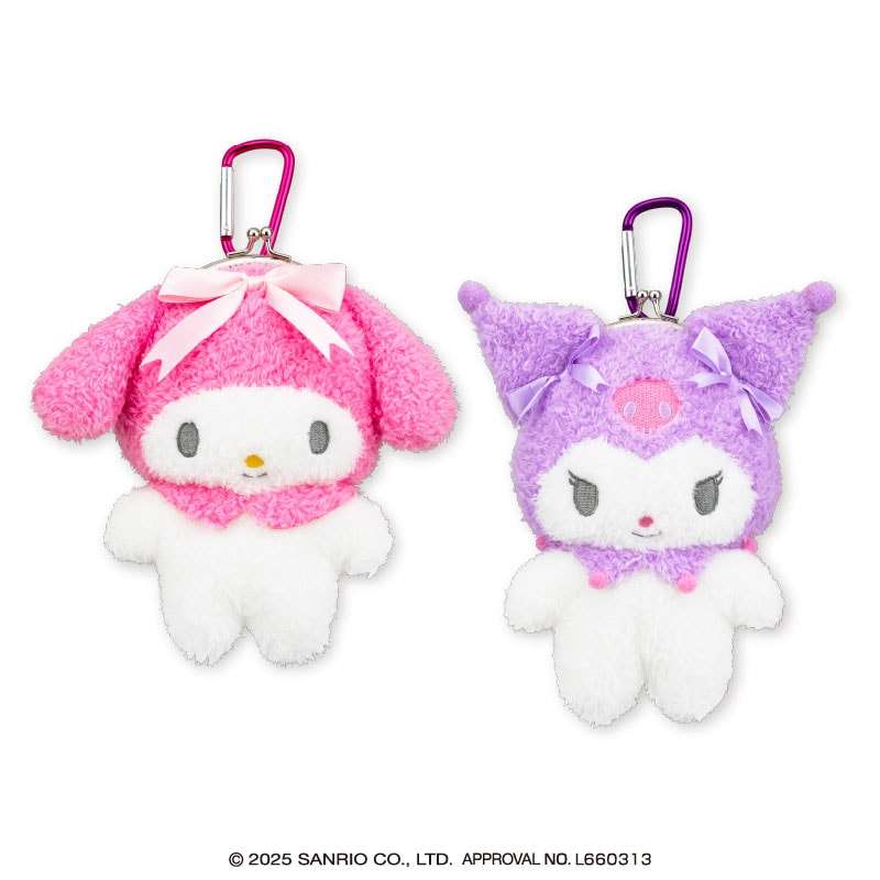 マイメロディ♡クロミ リボンがま口ポーチ