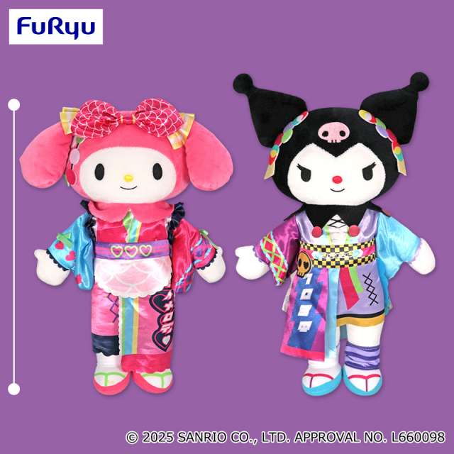 マイメロディ・クロミ ピューロランドコラボレーション ライブキャラBIGぬいぐるみ～マイメロディ・クロミ～