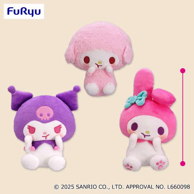 マイメロディ・クロミ むぎゅっとBIGぬいぐるみ