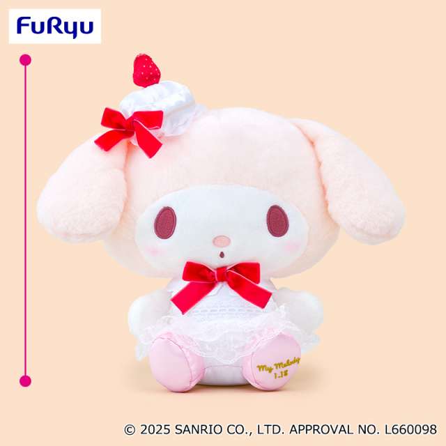 マイメロディ アニバーサリーショートケーキBIGぬいぐるみ