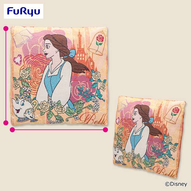 ディズニープリンセス ゴブラン織り風クッション~ベル~