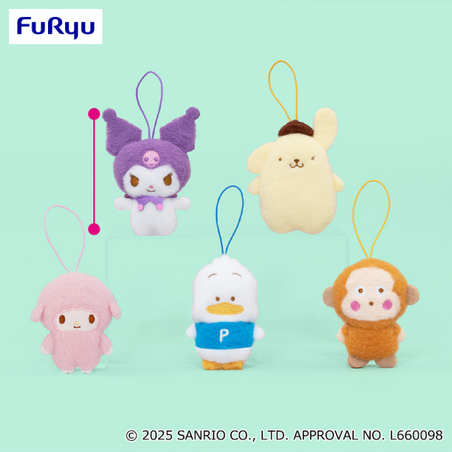 サンリオキャラクターズ ふわもこワッペンこれくしょんマスコット②