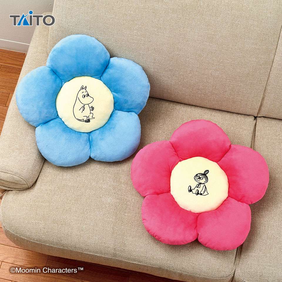 ムーミン　お花のクッション