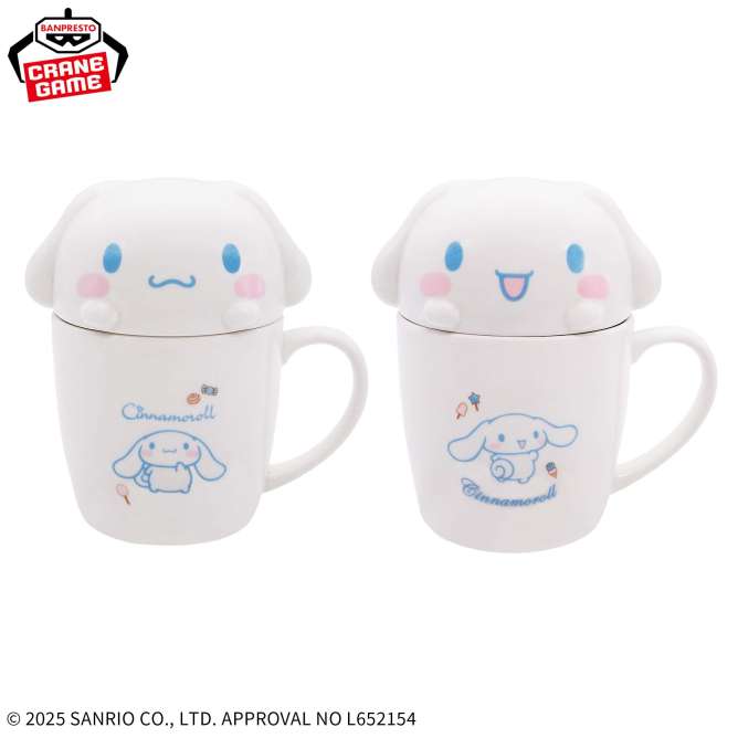 サンリオキャラクターズ フタ付きマグカップ-シナモロール-