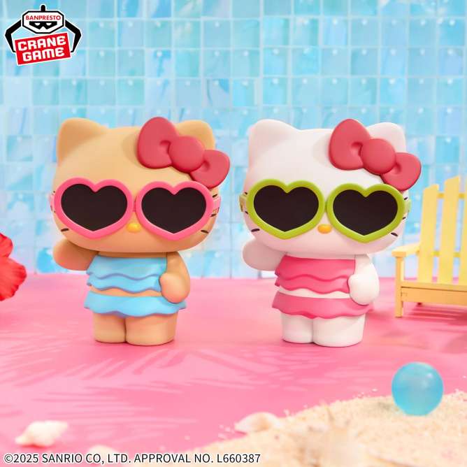 【袋ver.】サンリオキャラクターズ おおきなSOFVIMATES~ハローキティ summer ver.~