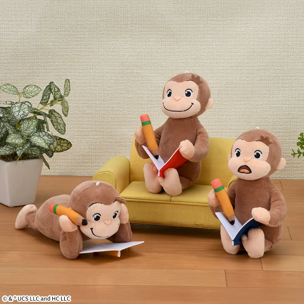 おさるのジョージぬいぐるみおえかき