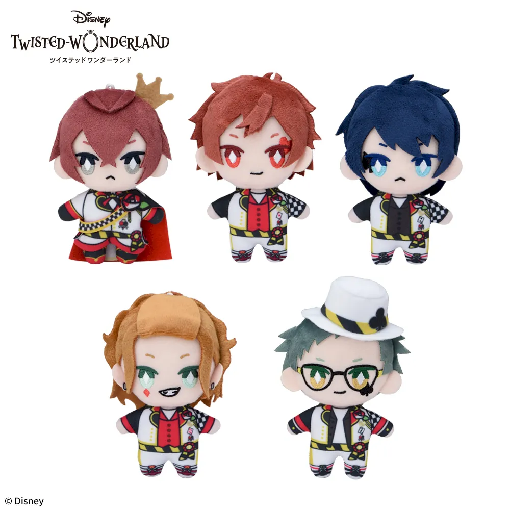 【モーリーファンタジー・PALO、ソユー、シルクハット限定】ディズニーツイステッドワンダーランド寮服マスコット~ハーツラビュル寮~