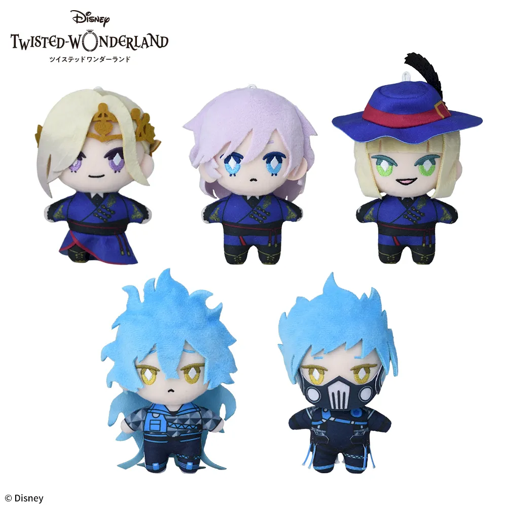 【モーリーファンタジー、ソユー、シルクハット限定】ディズニーツイステッドワンダーランド寮服マスコット~ポムフィオーレ寮&イグニハイド寮~